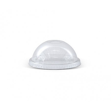 PET dome lid /Die-cut hole for 6oz to 12oz Bowl - 1000 pcs  1000 pcs