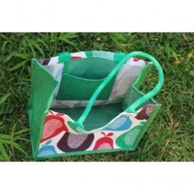 Jute Designer Bag (Fruit Design) - 34X34X20