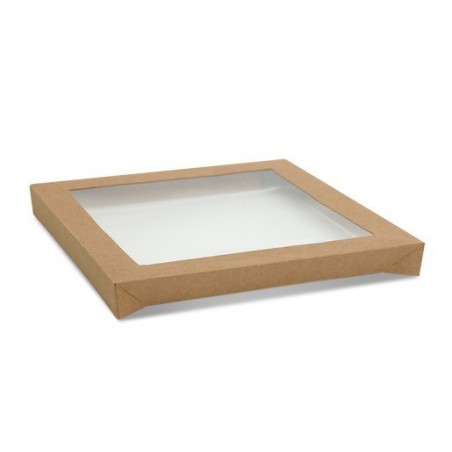 Clear Window Catering Tray Lid  Small 180x180x30  100 pcs