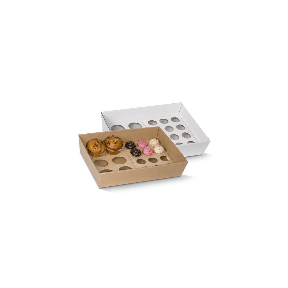 Cupcake Insert to Fit M/L Tray - 6 Holes 242x178x20   50 pcs