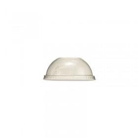 Dome Lid PET no hole (fit U shape cups)  1000 pcs