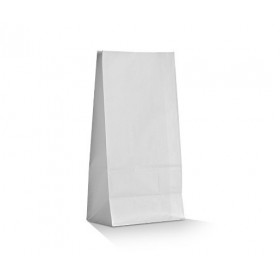 White SOS Bag #8 Compostable 310x100+157  1000 pcs
