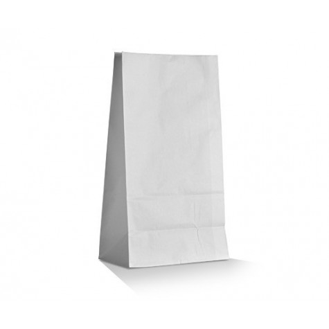 White SOS Bag #12 Compostable 330x112+178  1000 pcs