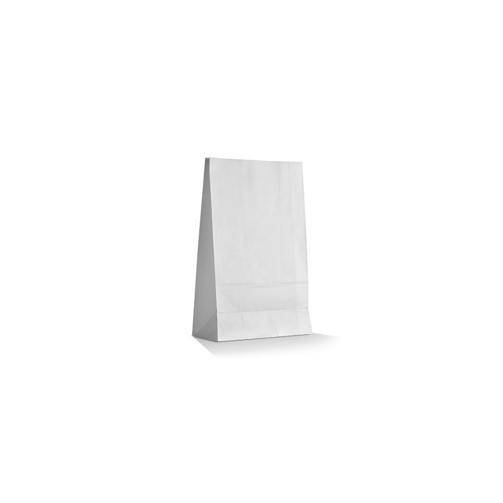 White SOS Bag #16 Compostable 390x120+240  250 pcs