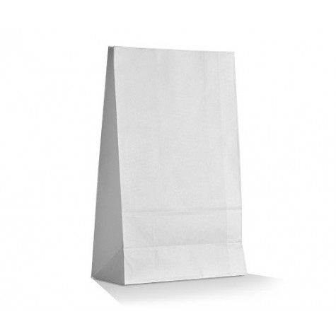 White SOS Bag #16 Compostable 390x120+240  250 pcs