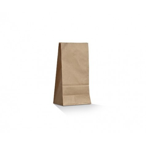 Natural Kraft SOS Bag #4 Compostable 235x77+127  2000 pcs