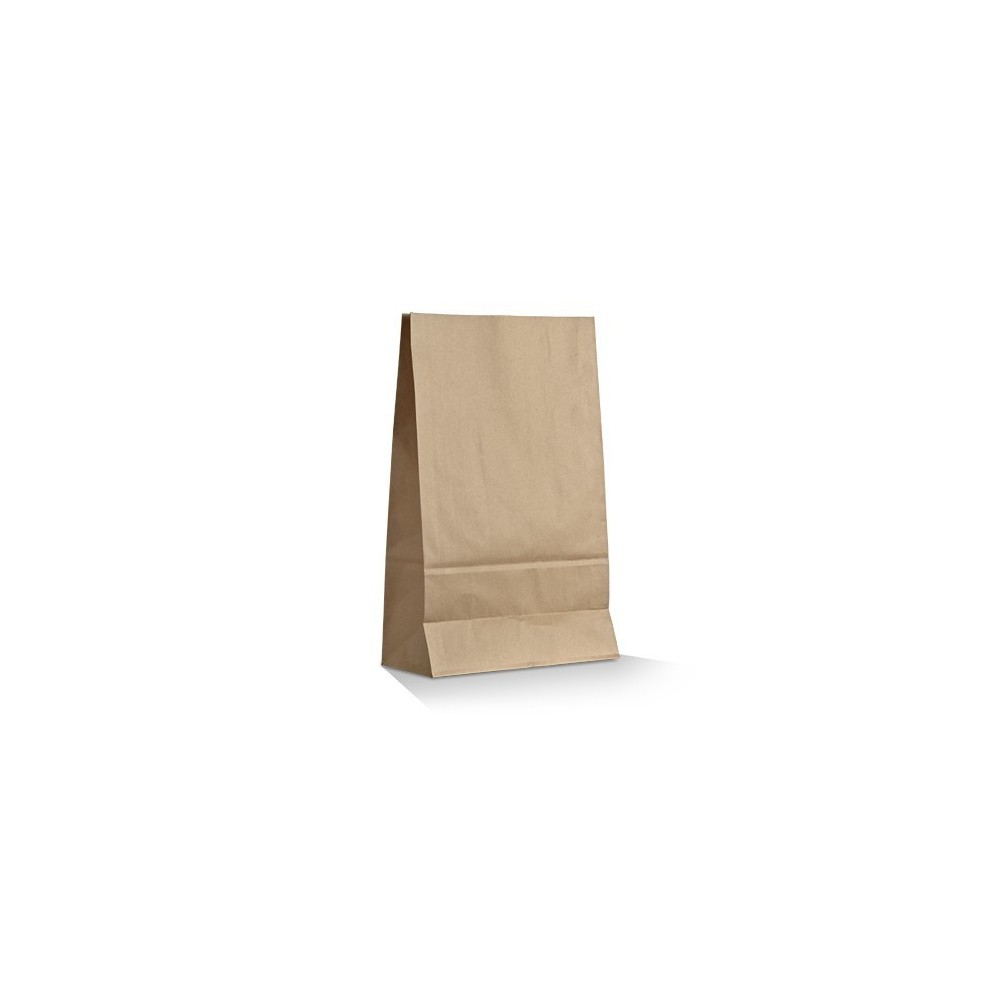 Natural Kraft SOS Bag #12 Compostable 330x112+178  1000 pcs