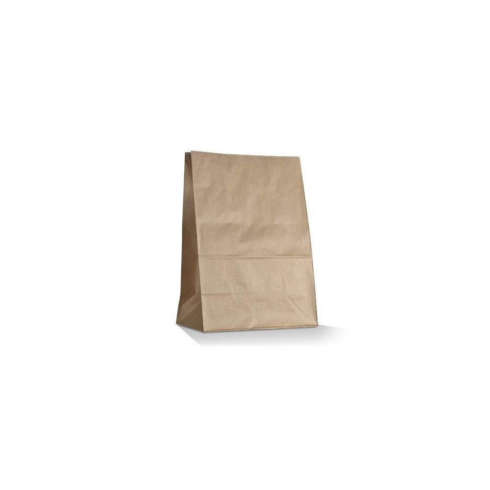 Natural Kraft SOS Bag #16 Compostable 390x120+240  250 pcs