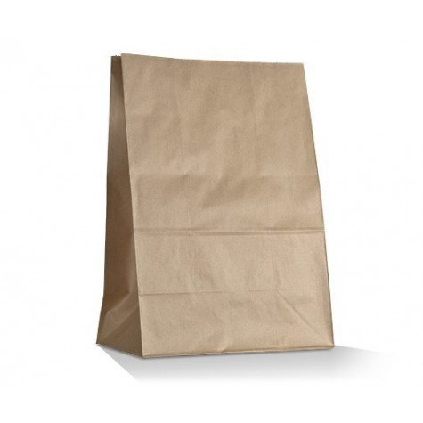 Natural Kraft SOS Bag #16 Compostable 390x120+240  250 pcs