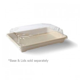 Clear PLA Sushi Tray Lid Medium  600 pcs