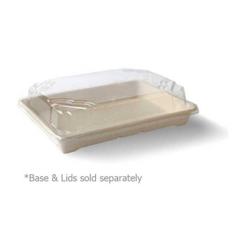 Clear PLA Sushi Tray Lid Medium  600 pcs