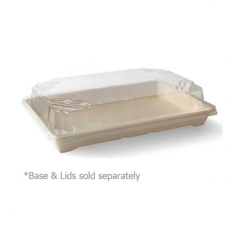 Clear PLA Sushi Tray Lid Large  600 pcs