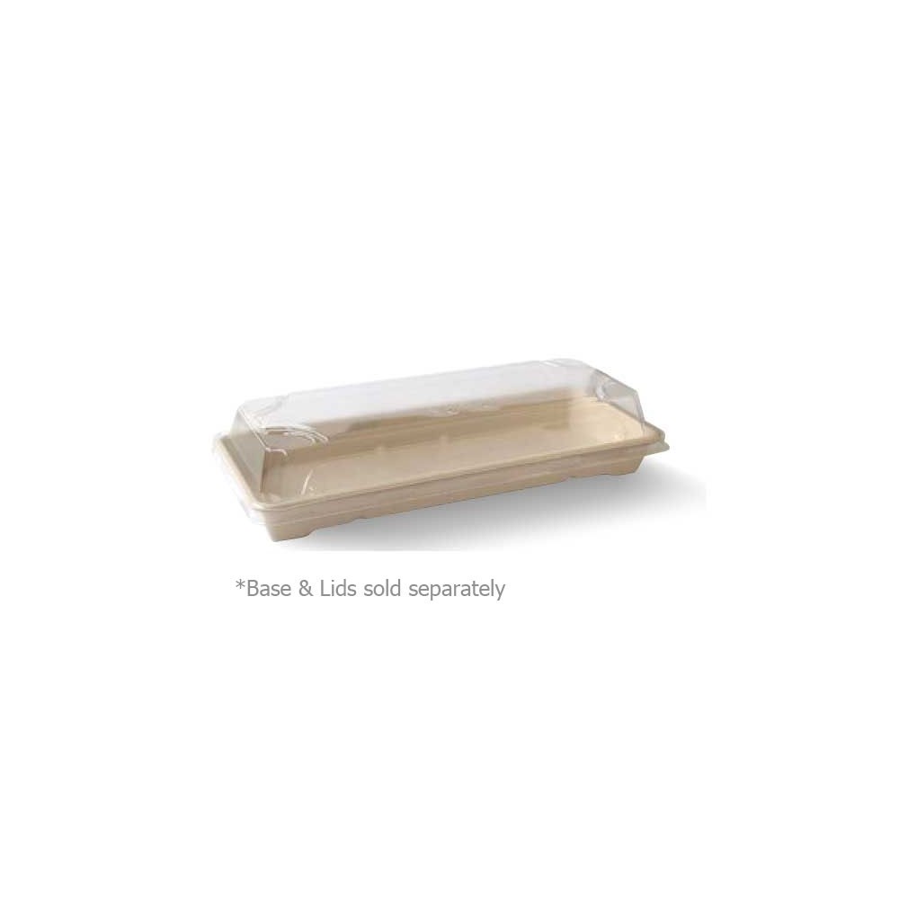 Clear PLA Sushi Tray Lid Long  600 pcs