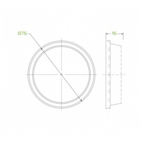 Clear Flat lid - no hole - for 60 150Y 200Y & 280Y ml cups  2000 pcs
