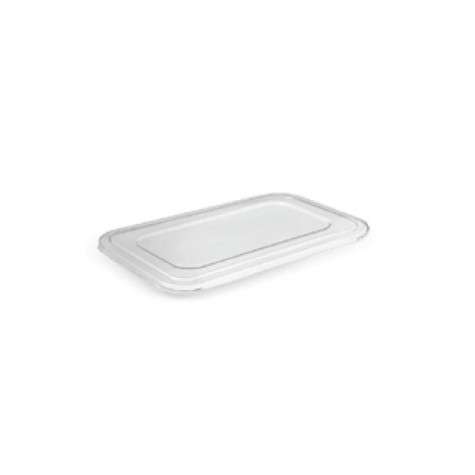 Plastic Lid for 4 Compartment Bagasse Tray  300 pcs