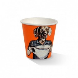 6oz PLA Single Wall Coffee Cup Art-Print  1000 pcs