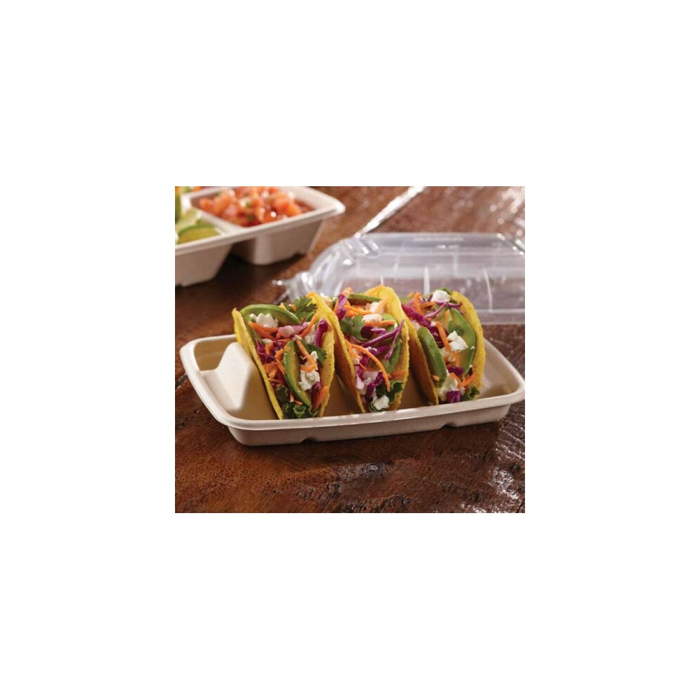 Taco holder compostable Tray  300 pcs