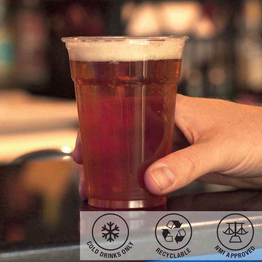 Tap Beer PET Cup 425 ml  1000 pcs