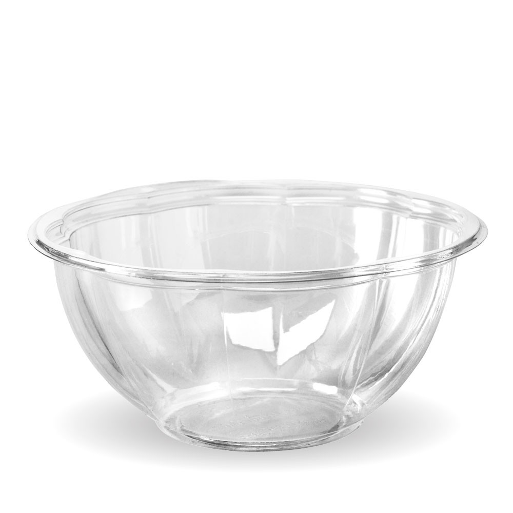 32oz (1080ml) Salad Bowl Bioplastic Clear  450 pcs