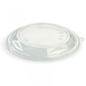 Lid for 24 & 32oz Salad Bowls Bioplastic Clear  450 pcs