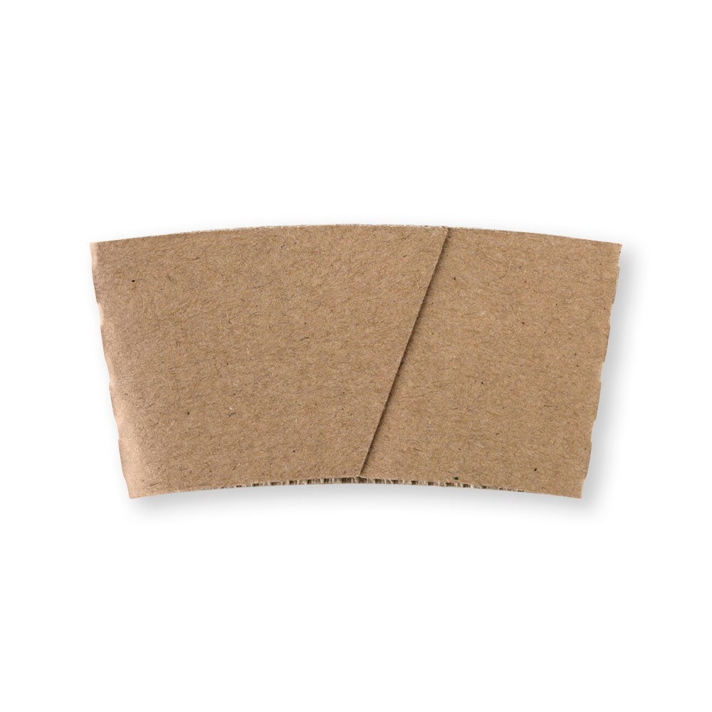 8oz Coffee Cup Sleeve - Kraft  1000 pcs