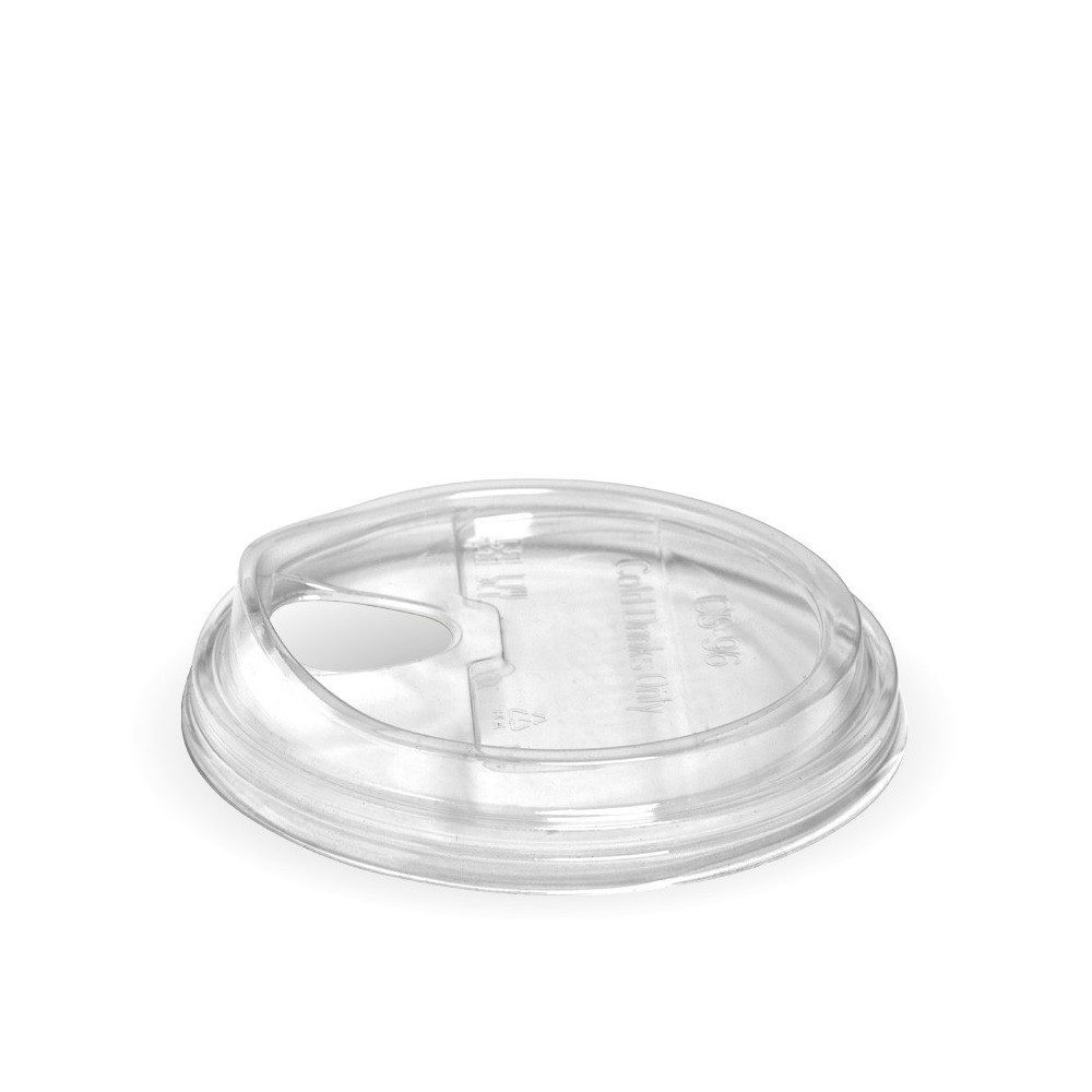 300-700ml Sipper PLA Lid for 300 to 700 ml Bio Clear Cups  1000 pcs
