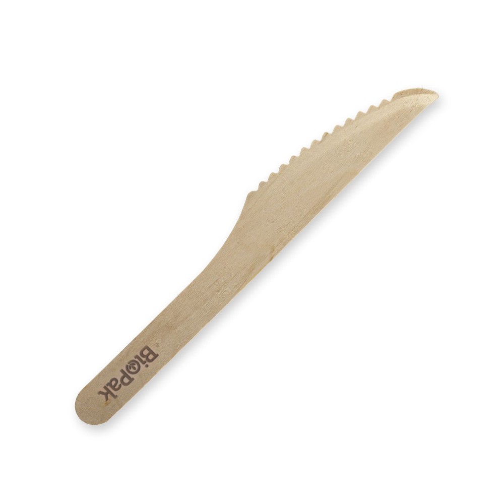 16cm FSC Certified Wooden Knife  1000 pcs