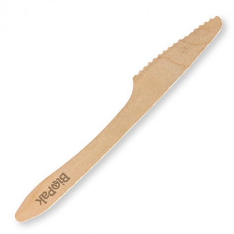 19cm FSC Certified Wooden Knife  1000 pcs