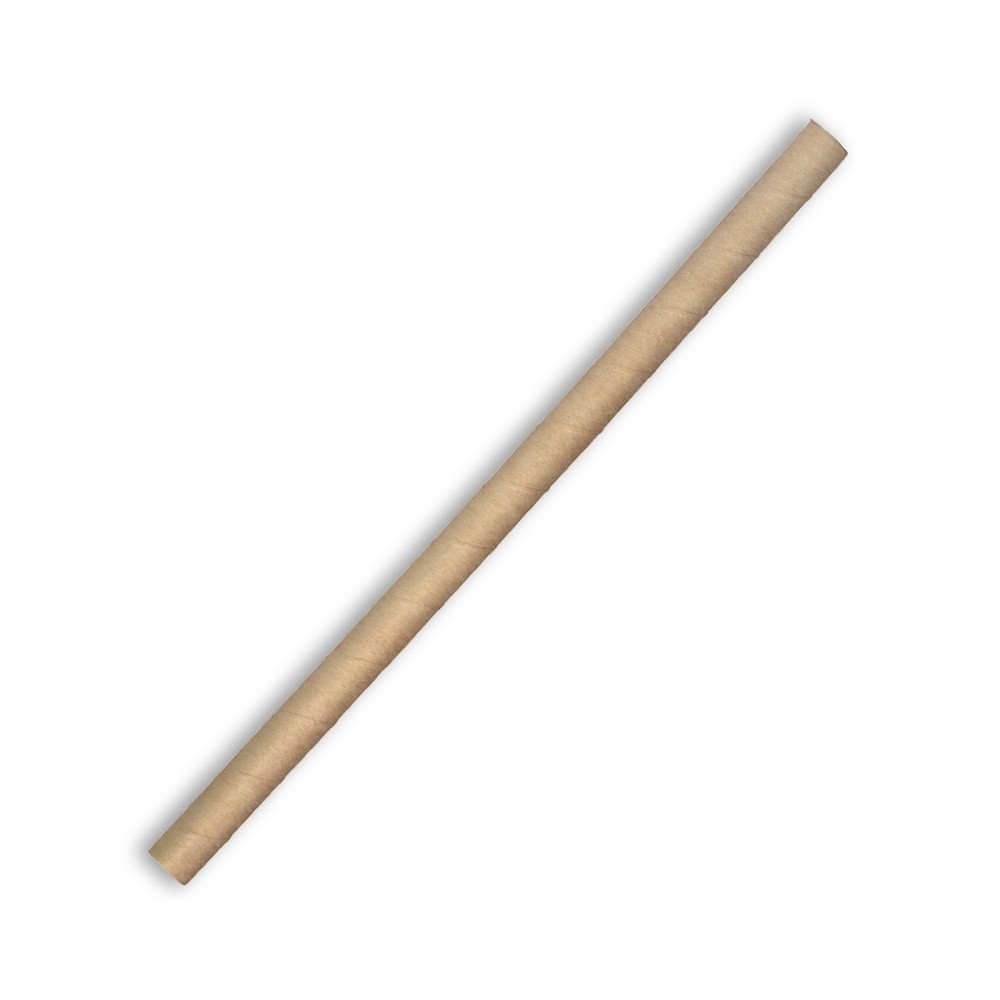 10mm Kraft Jumbo Paper Straw  2500 pcs