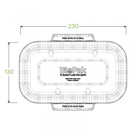 TakeAway Lid for 750 & 1000ml Bases - White  500 pcs