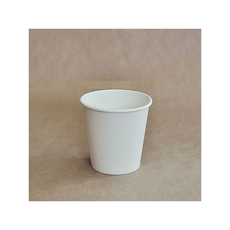 8oz SW one-lid-fits-all Coffee Cup 1000pc- Plain White