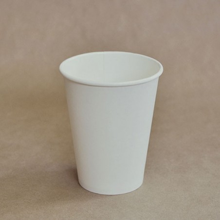 12oz SW Coffee Cup 1000pc- Plain White