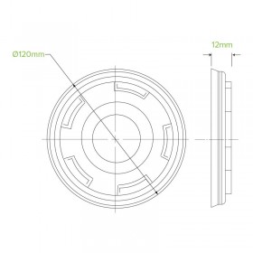 PLA Lid for 12 16 24 & 32oz Hot & Cold Bio Cup - Opaque  500 pcs