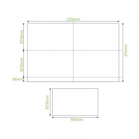 1 PLY Dispenser Bio Napkin Natural 330x210  6000 pcs