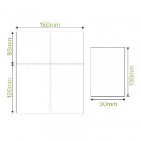 1 PLY Compact Dispenser Bio Napkin (D Fold) White 240x225  5000 pcs