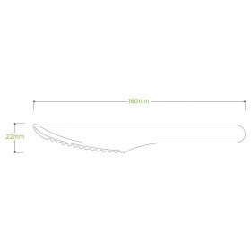 16cm Wooden Knife 160x22mm  1000 pcs