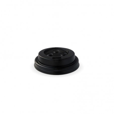 4oz Plastic Lid - Black - 1000 pcs