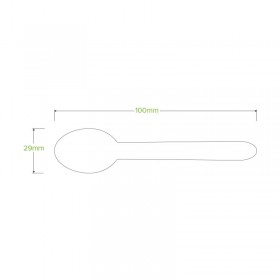 10cm FSC Certified Wooden Tea Spoon  2000 pcs