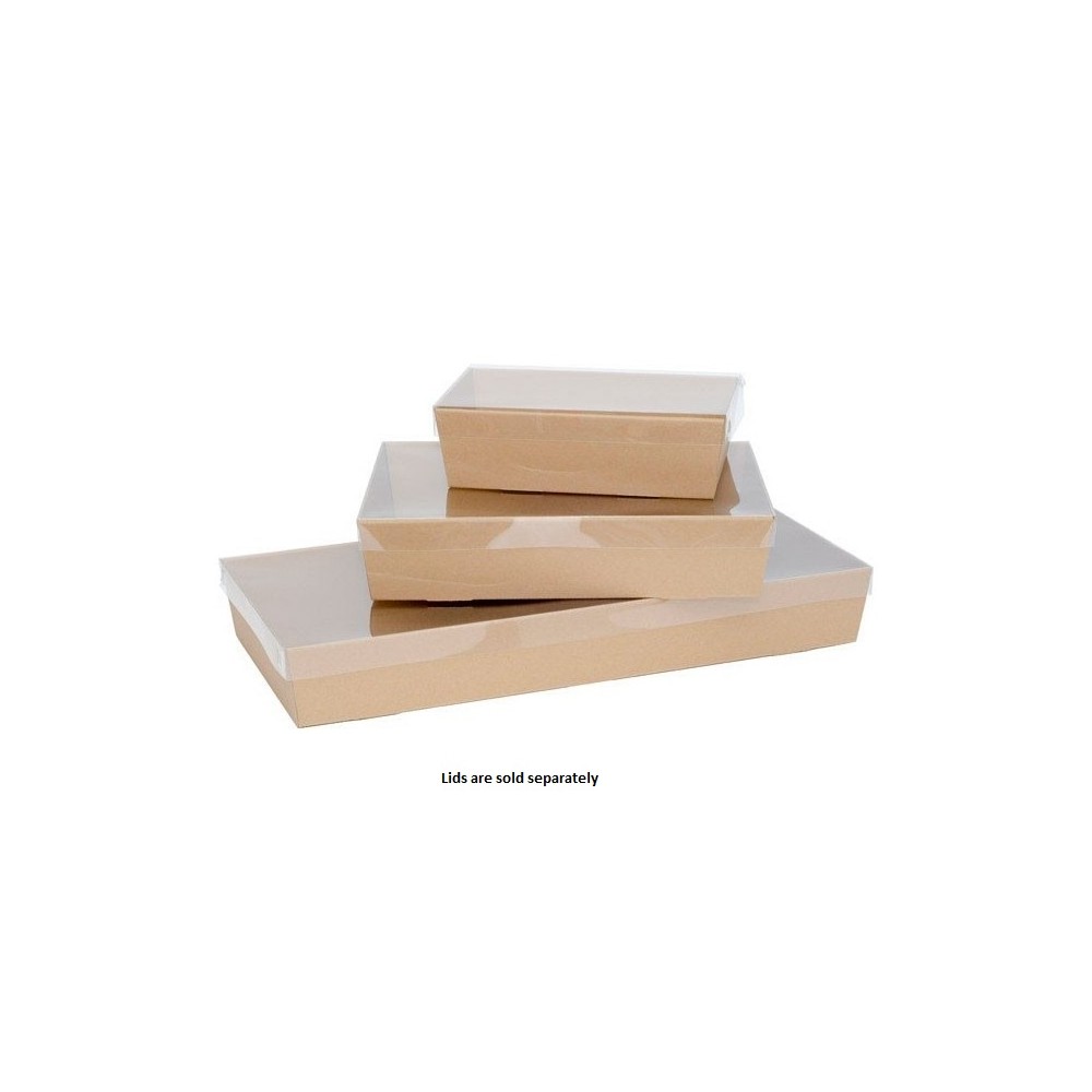 Brown Catering Tray Small 50mm High (255x155x50)  50 pcs