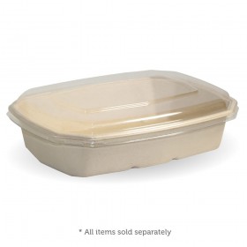 600 & 950ml PET Lid for  BioCane Octa Takeaway  400 pcs