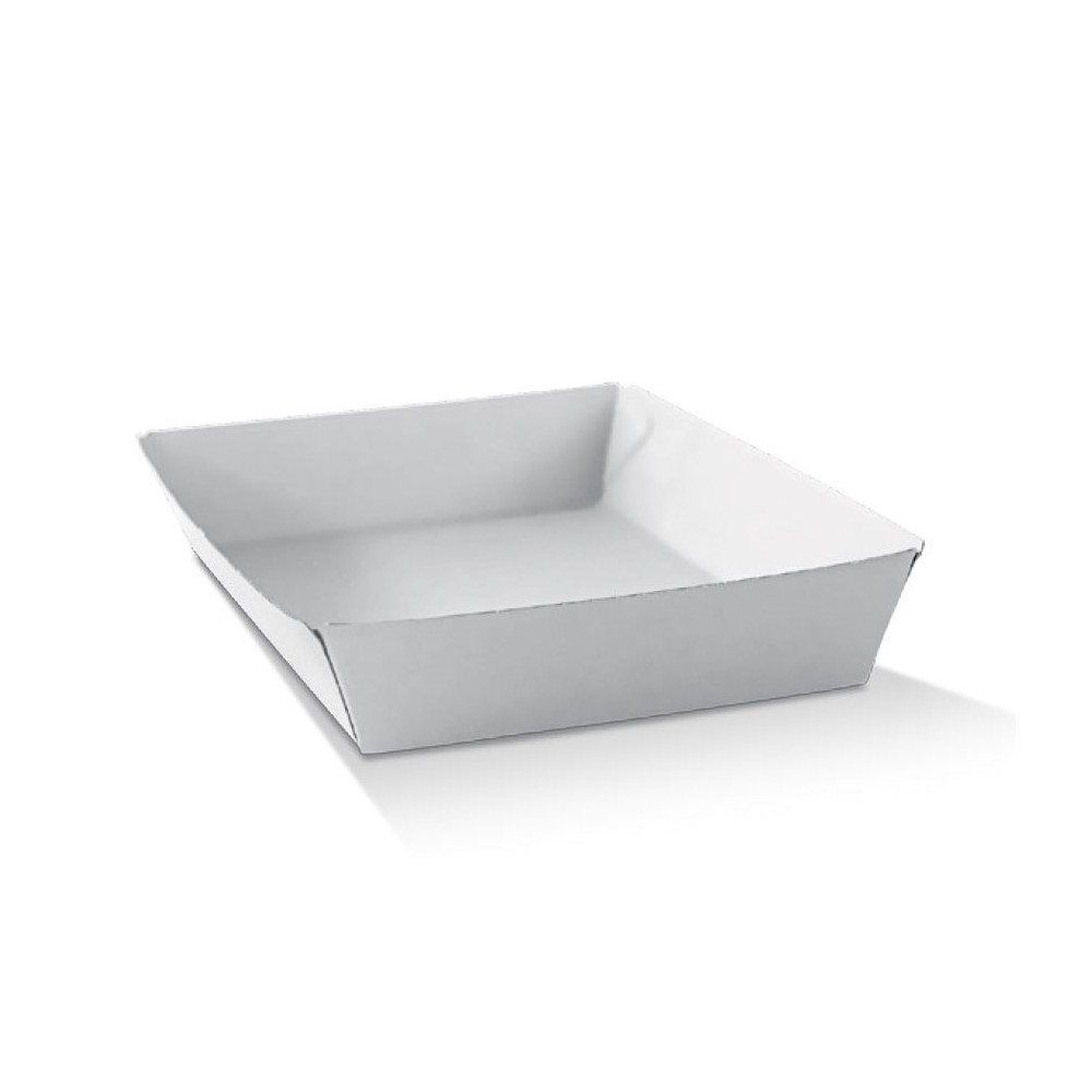 Medium White Corrugated Tray  250 pcs