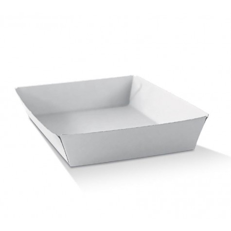 Medium White Corrugated Tray  250 pcs