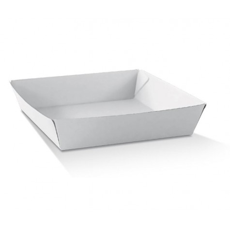 Large White Corrugated Tray  250 pcs