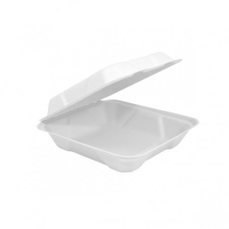 8" Sugarcane Bagasse Takeaway Clamshell  200 pcs