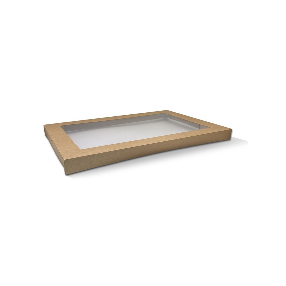 Kraft Catering Tray Lid - Medium Plus  100 pcs