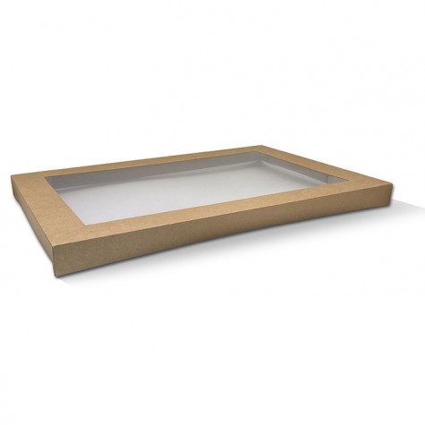 Kraft Catering Tray Lid - Medium Plus  100 pcs