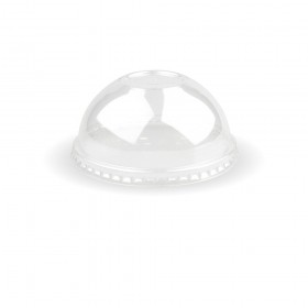 90mm PET Dome lid - straw slot - fits all 90mm cups - clear  1000 pcs