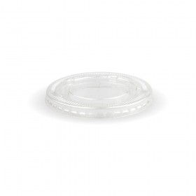 90mm PET large lid - straw slot - fits all 90mm cups - clear  1000 pcs