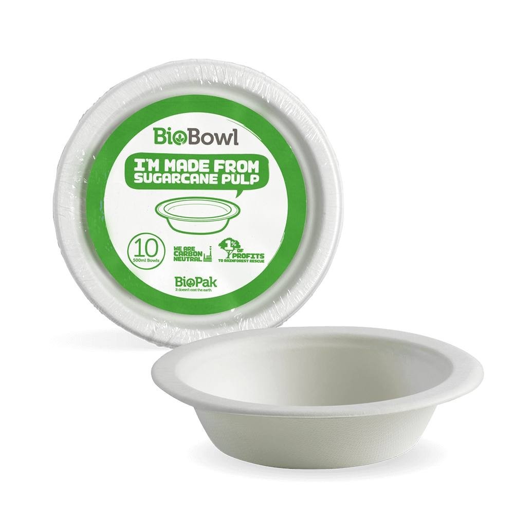 500ml bowls - 10pk - white  100 pcs