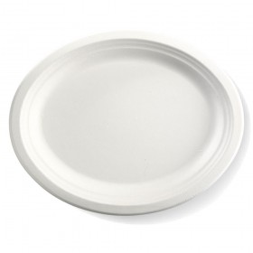 31cm oval plates - 10pk - white  120 pcs